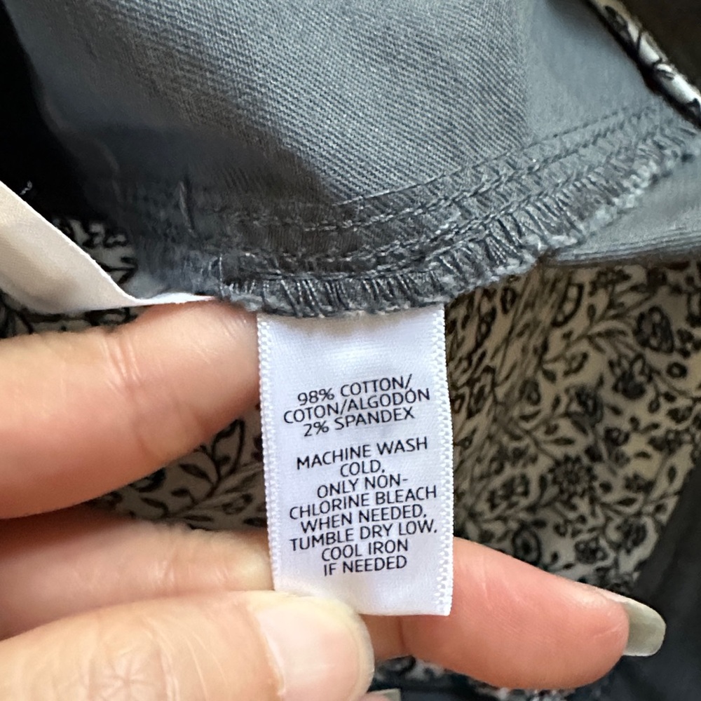 NEW Loft Gray/Tan Women's Straight Skirt - Picture 7 of 10